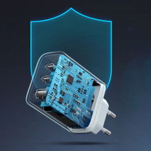 Ugreen Ugreen fast charger 2x USB Type C / USB 65W PD3.0, QC3.0 / 4.0+ white (CD275)