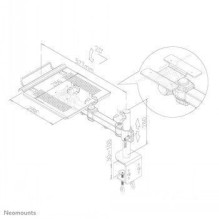 NEOMOUNTS BY NEWSTAR NEWSTAR NOTEBOOK SWIVEL ARM (HEIGTH: 0-27 CM / DEPTH: 30-60 CM)