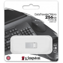 Kingston 256GB DataTraveler Micro USB 3.2 Silver