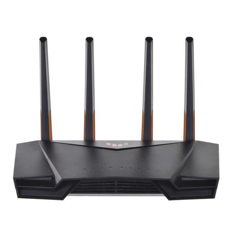 Wireless Router - ASUS TUF Gaming AX3000 V2, Gigabit Ethernet, Dual-band (2.4 GHz / 5 GHz) (Black, Orange)