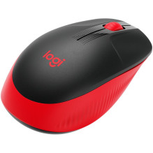 LOGITECH M190 belaidė pelė – RAUDONA