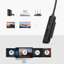 Ugreen Ugreen adapteris HDD SSD 2.5'' SATA III 3.0 - USB 3.2 Gen 1 (USB 5 Gbps) juodas (70609 CM321)