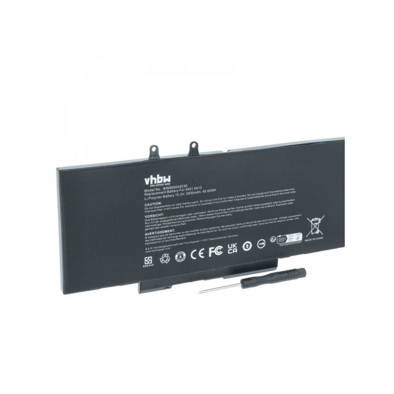 Battery for Dell Latitude 5501 ua 3000mAh