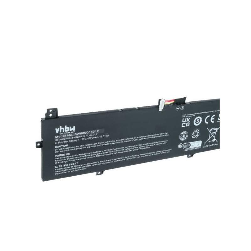 Battery for Asus EXPERTBook P5 P5340FF among others, replaces C31N1620-R, Li-Polymer, 11.55 V, 4200 mAh