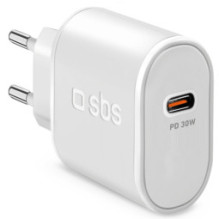Lādētājs SBS USB-C 30W White