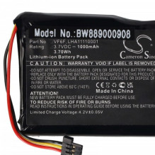 Battery like VF6F for TomTom Start 52 ua 1000mAh