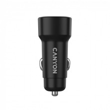 CANYON car charger OnDrive 24 24W 2xUSB-A Black