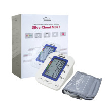 Electronic arm tensiometer SilverCloud MB23 with LCD screen, voice alert, heart rate display, sleeve 22-36cm Electronic arm tensiometer SilverCloud MB23 with LCD screen, voice alert, heart rate display, sleeve 22-36cm
