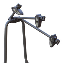 PNI GO3 bicycle holder with 3 rear bikes with towing hitch