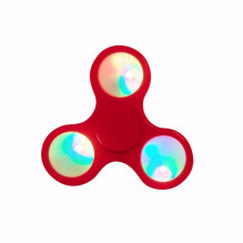 Spy anti-stress spinner PNI Speedy Red LED red color with LED lights