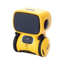 PNI Robo One interactive intelligent robot, voice control, touch buttons, yellow