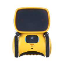 PNI Robo One interactive intelligent robot, voice control, touch buttons, yellow