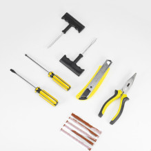 Compressor PNI CPA700 double piston and tire repair kit, 12V, 25A