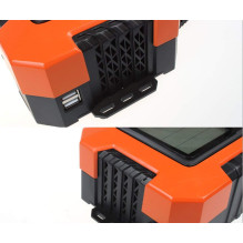 Charger and rectifier PNI C120 for car batteries, 230V input, 12V output 2A, 4A, 8A, 12A, 2 USB ports Charger and rectifier PNI C120 for car batteries, 230V input, 12V output 2A, 4A, 8A, 12A, 2 USB ports