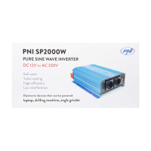 PNI SP2000W voltage inverter with pure sinusoid, 12V power supply