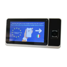 Covid-19 ZYNK-ZPAD-PLUS-QR-12-S Green Certificate QR Scanner, WiFi, 2 MP, 7 inch touch screen, RFID, fingerprint, QR cod Covid-19 ZYNK-ZPAD-PLUS-QR-12-S Green Certificate QR Scanner, WiFi, 2 MP, 7 inch touch screen, RFID, fingerprint, QR cod