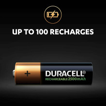 Duracell R6 Ni-MH batteries code 81418263 2500mAh 4bc blister Duracell R6 Ni-MH batteries code 81418263 2500mAh 4bc blister