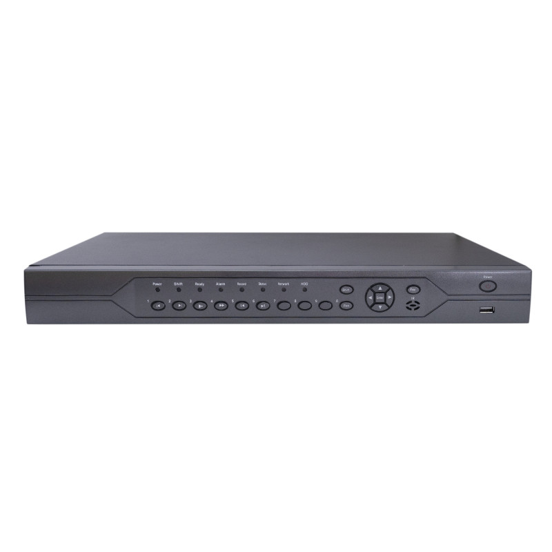 NVR POE PNI House IP8016P, 16 channels POE IP 4K, H.265