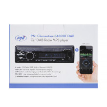 DAB Radio MP3 car player PNI Clementine 8480BT 4x45w, 12 / 24V, 1 DIN, with SD, USB, AUX, RCA, Bluetooth and USB 1.5A fo DAB Radio MP3 car player PNI Clementine 8480BT 4x45w, 12 / 24V, 1 DIN, with SD, USB, AUX, RCA, Bluetooth and USB 1.5A fo