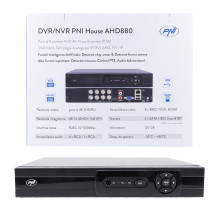 DVR / NVR PNI House AHD880, 8 analog channels 4K-N or 8 IP channels 5MP, H265+, audio input, audio output, USB2.0, 2 x S DVR / NVR PNI House AHD880, 8 analog channels 4K-N or 8 IP channels 5MP, H265+, audio input, audio output, USB2.0, 2 x S