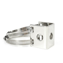 Metal support PNI SPA125, with metal clamp, for mounting the antenna on the transverse bar Metal support PNI SPA125, with metal clamp, for mounting the antenna on the transverse bar