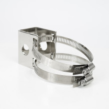 Metal support PNI SPA125, with metal clamp, for mounting the antenna on the transverse bar Metal support PNI SPA125, with metal clamp, for mounting the antenna on the transverse bar