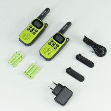 Portable radio station PMR PNI Decross DC44, 446MHz, 0.5W, 16CH, 800mAh NiMH, set of 2 pieces