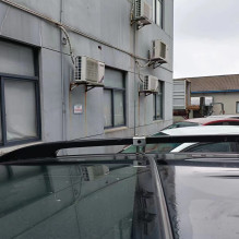 Metal support PNI SPA125, with metal clamp, for mounting the antenna on the transverse bar Metal support PNI SPA125, with metal clamp, for mounting the antenna on the transverse bar