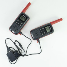 Portable radio station PMR PNI Decross DC63, 446MHz, 0.5W, 16CH, 1000mAh NiMH, IPx4, set of 2 pieces