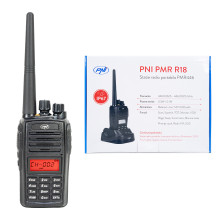 PNI PMR R18 portable radio station, 446MHz, 0.5W, 128 channels, 16 PMR and 50 CTCSS and 104 DCS tones, FM Radio, program PNI PMR R18 portable radio station, 446MHz, 0.5W, 128 channels, 16 PMR and 50 CTCSS and 104 DCS tones, FM Radio, program