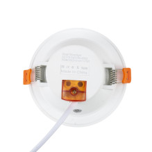 Smart LED spotlight PNI SafeHome PT58RC WiFi, recessed, ceiling, RGBW, 7W, 600 lm, light / color adjustable via internet