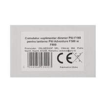 Additional PNI F198 dimmer switch for PNI Adventure F300 and F900 flashlights