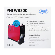 Stationary car heating system PNI WB300 Diesel 5kW 5kW, 12V, 24V, 230V 10 power levels Stationary car heating system PNI WB300 Diesel 5kW 5kW, 12V, 24V, 230V 10 power levels