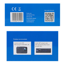 PNI L710 PRO GPS navigation system with sun visor, 7 inch, 800 MHz, 256MB DDR, 16GB internal memory, FM transmitter, wit