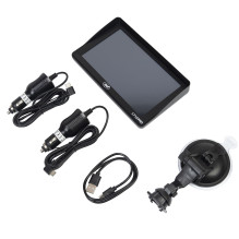 PNI L710 PRO GPS navigation system with sun visor, 7 inch, 800 MHz, 256MB DDR, 16GB internal memory, FM transmitter, wit