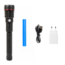 PNI Adventure F450 aluminum flashlight, with focus function, BOOST, LED 20 W, 1500 lm up to 450 m, 4400 mAh, IPX5, with 