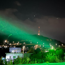 Flashlight PNI Adventure F750 Green Light, aluminum, LED 10W, 500 lm, up to 850 m, 4000mAh, IP44, 4000mAh included, with