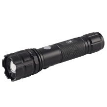 PNI Adventure F10 aluminum flashlight package with LED 6W, 500lm up to 200m focus, with battery and PNI CHG300 power sup