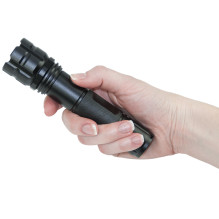PNI Adventure F10 aluminum flashlight package with LED 6W, 500lm up to 200m focus, with battery and PNI CHG300 power sup