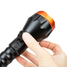 PNI Adventure F550 Crystal LED flashlight, 10W, aluminum, 500lm, up to 700m, 4000mAh, IPX6, with PNI CHG300 power supply