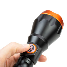 PNI Adventure F550 Crystal LED flashlight, 10W, aluminum, 500lm, up to 700m, 4000mAh, IPX6, with PNI CHG300 power supply