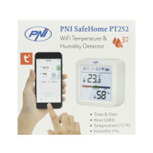 Intelligent temperature and humidity sensor PNI SafeHome PT252 WiFi Tuya Smart mobile application