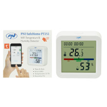 Intelligent temperature and humidity sensor PNI SafeHome PT252 WiFi Tuya Smart mobile application