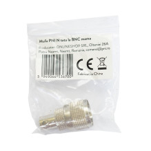 Plug PNI N male to BNC female