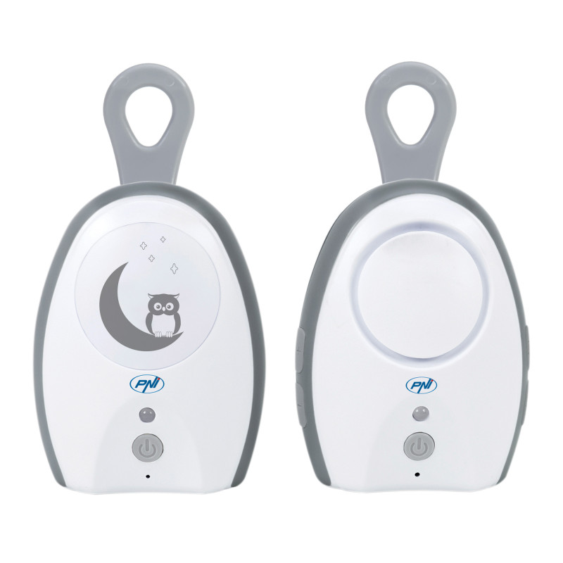 Audio Baby Monitor PNI B6500 wireless, intercom, with night lamp, Vox and Pager function, adjustable microphone sensitiv
