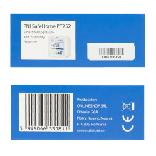 PNI Safe House IDB12 video doorbell, WiFi, night vision, IP54, built-in battery, control from the Tuya app PNI Safe House IDB12 video doorbell, WiFi, night vision, IP54, built-in battery, control from the Tuya app