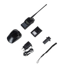 Portable VHF / UHF radio station PNI Alinco DJ-500-E, adjustable power, 200CH, 1500mAh, Talk Around, VOX, TOT, CTCSS, DC