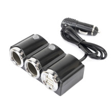 Car cigarette lighter splitter PNI Lighter 20 12V / 24V 2 outputs, 2 x USB, LED indicator Car cigarette lighter splitter PNI Lighter 20 12V / 24V 2 outputs, 2 x USB, LED indicator
