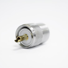 Set with 10 bc PNI PL259 plug for RG58 cable, gilded central pin 9mm gold