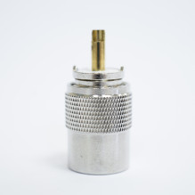 Set of 10 bc PNI PL259 plug for RG213 cable 9mm golden central pin